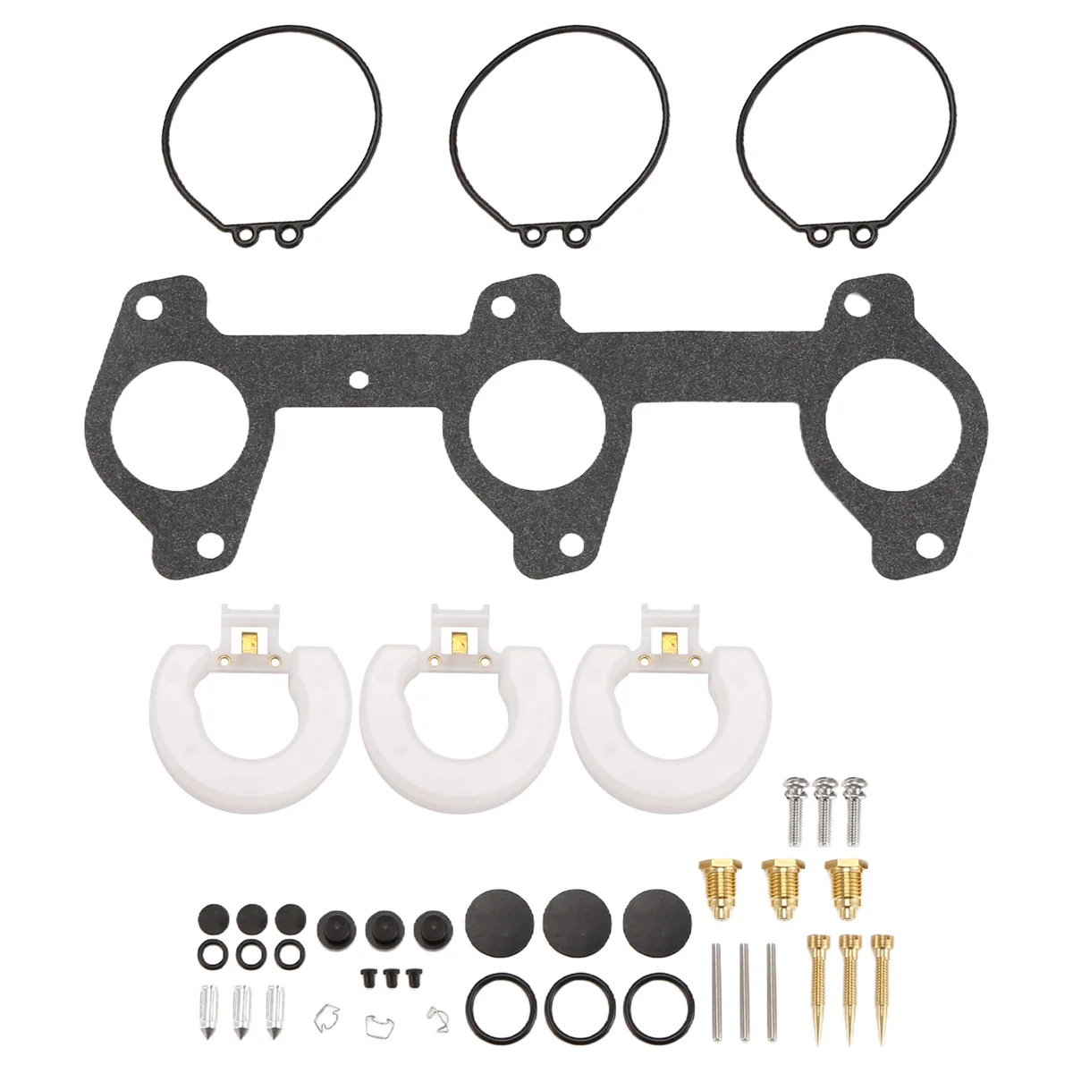 Carburetor Repair Kit for Yamaha Outboard 60 70 HP 2-Str 6H3-W0093 6H3-W0093-00