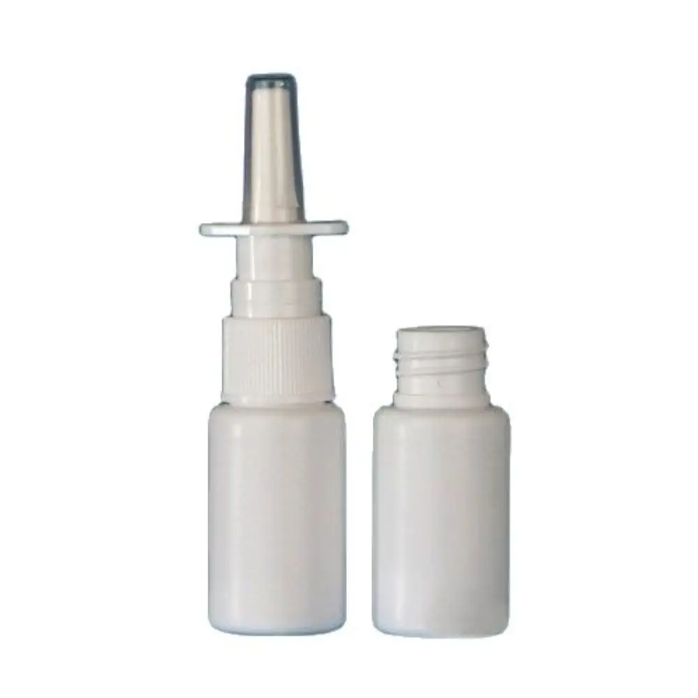 10ml,20ml,30ml,50ml Nasal Spray Bottles,Plastic White Medical Oral Sprayer Bottle,Empty Refillable Atomizer Container