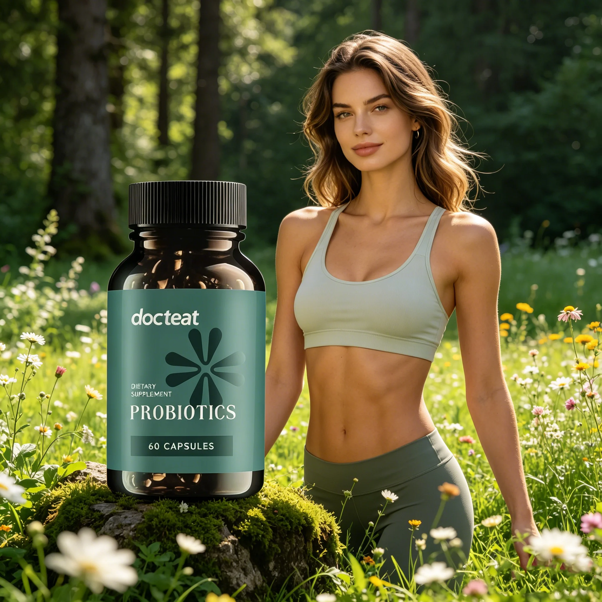 Probiotic Gut Health Capsules, Relieve Bloating Constipation, Improve Digestion, Balance Intestinal Flora, Gastrointestinal Care