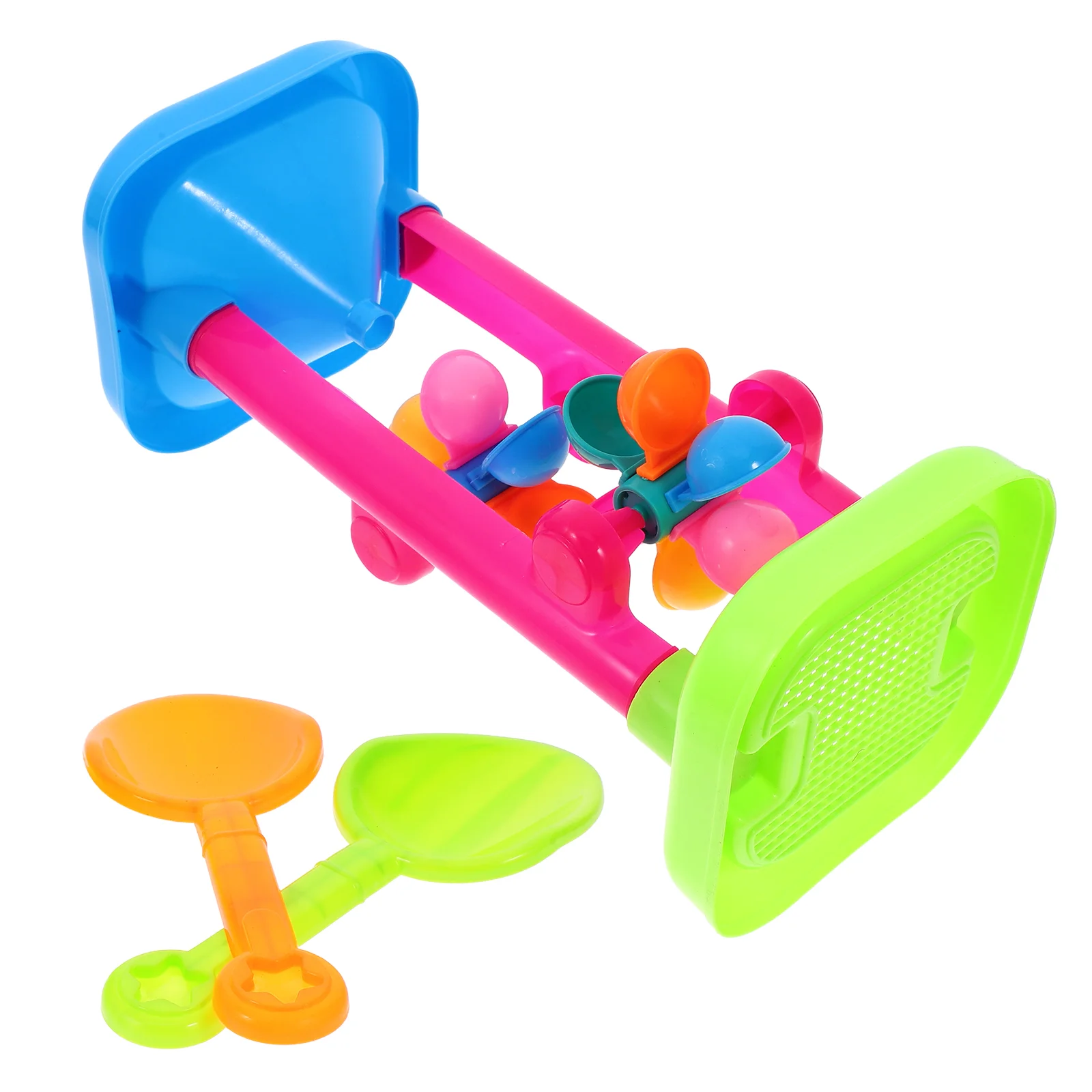 Toddler Tools Hourglass Beach Sand Toy for Kids Plaything Water Wheel Playset Children Baby