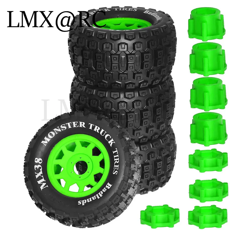 Monster Stunt Truck Opathy, Wheel Hex pour Sledge ARRMA KRABOUOutcast Tamiya HSP RC Car, 175mm, 1/7, 1/8, 17mm, 4Pcs