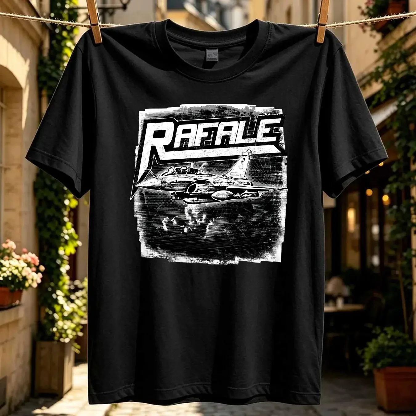 washed T Shirt RAFALE CLASSIC vintage Washed Slightly Stylish graphic Soft homme Versatile Comfortable Top For Everyday Wear