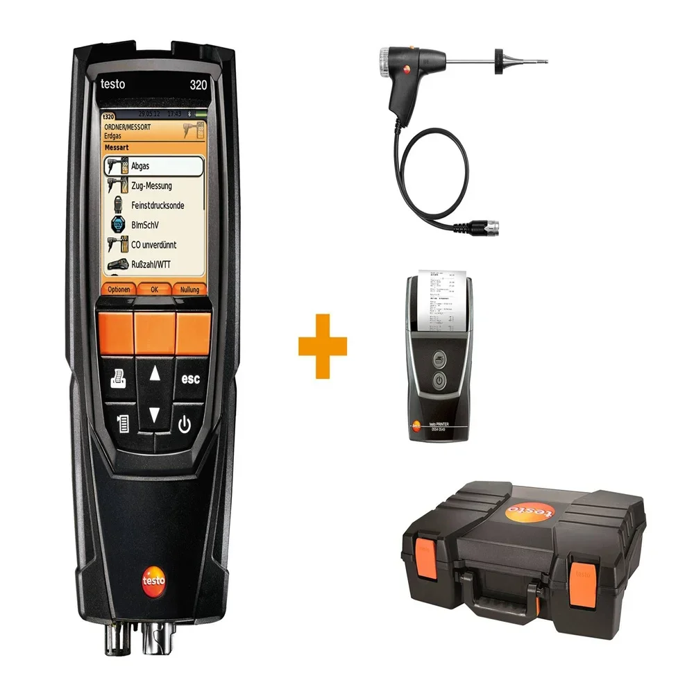 2026 Testo 330-1LL/330-2LL Nitrogen Oxide Gas Analyzer Boiler Industrial Combustion Efficiency