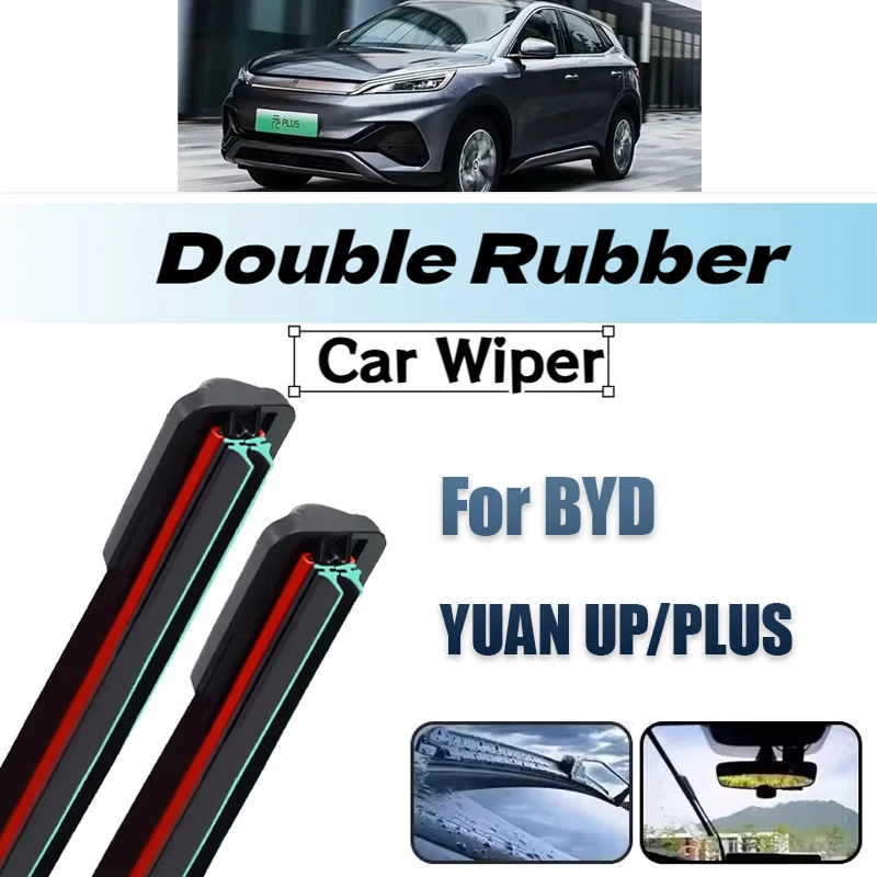 

3PCS Car Wiper for BYD Yuan Plus Atto 3 2021-2024 Front Rear Windshield