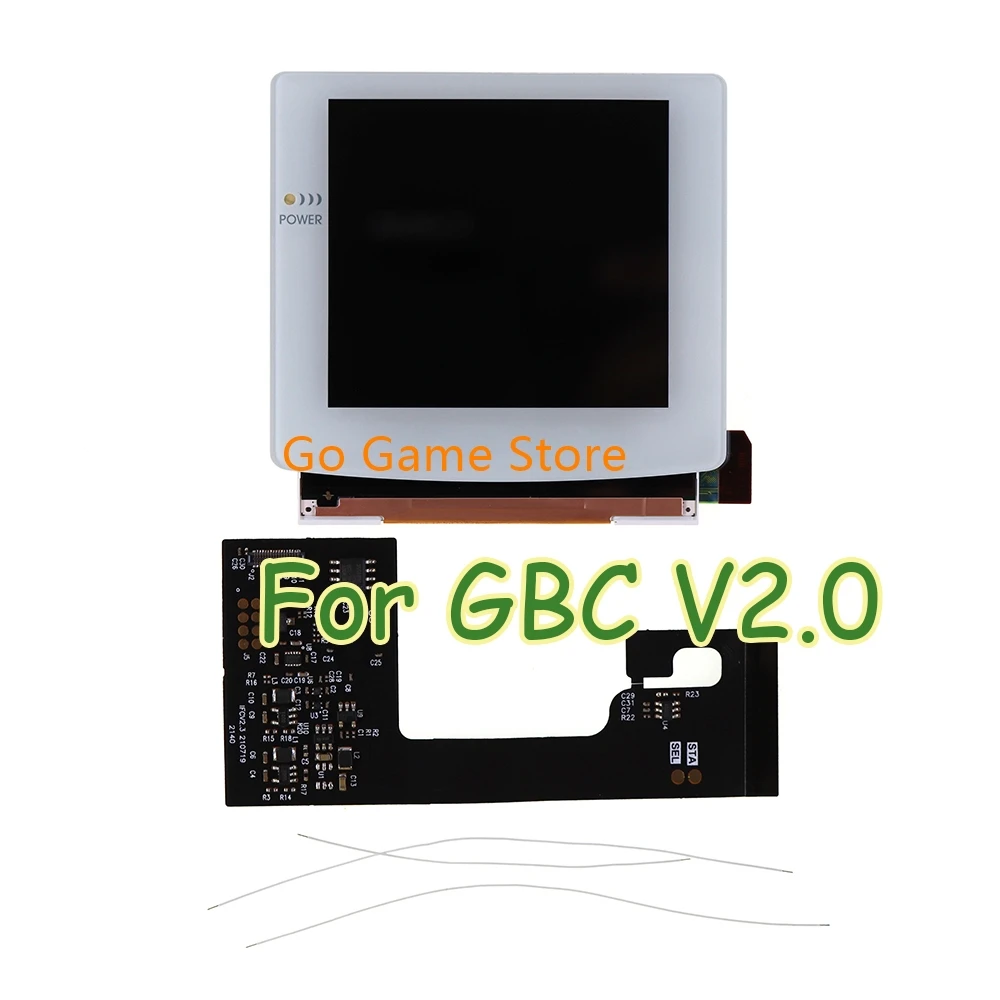 

1 комплект для Gameboy Color GBC RETRO PIXEL IPS дисплей ЖК-экран KIT V2.0 Панель дисплея с высокой подсветкой и регулируемым объективом