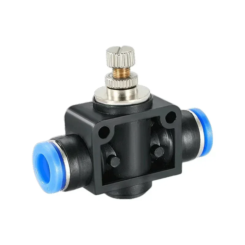 20/50 قطعة SA سلسلة قابل للتعديل صمام التحكم في التدفق 4-12 مللي متر دفع في 1/4 "NPT ذكر الموضوع صمام إبرة هوائي لخرطوم المياه الهواء #6