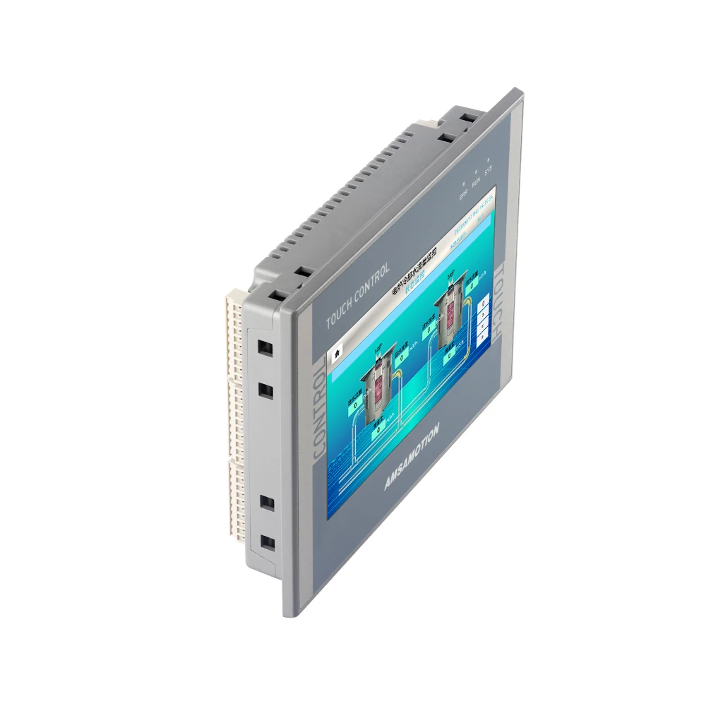 AMX-HM7-46MRT/46MR 7'' Inch HMI+FX3U PLC All-in-One Machine Controller Ethernet Monitor 24DI 22DO Touch Screen 2RS485 1USB