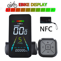F4【UART2】Turn On The NFC Screen Electric Bicycle Display Ebike Accessories 24V/36V/48V/60V Cycling Computer Bike Speedometer