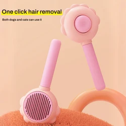 JINGTUO Pet Hair Remove Comb Cat Slicker Brush Pet Hair Removal Comb For Cats Grooming Brushes Dog Combs Cat Accessories