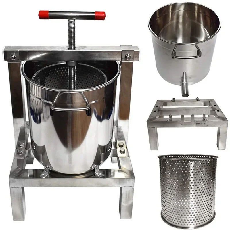 Wax press stainless steel 23 diameter bee wax press honey machine