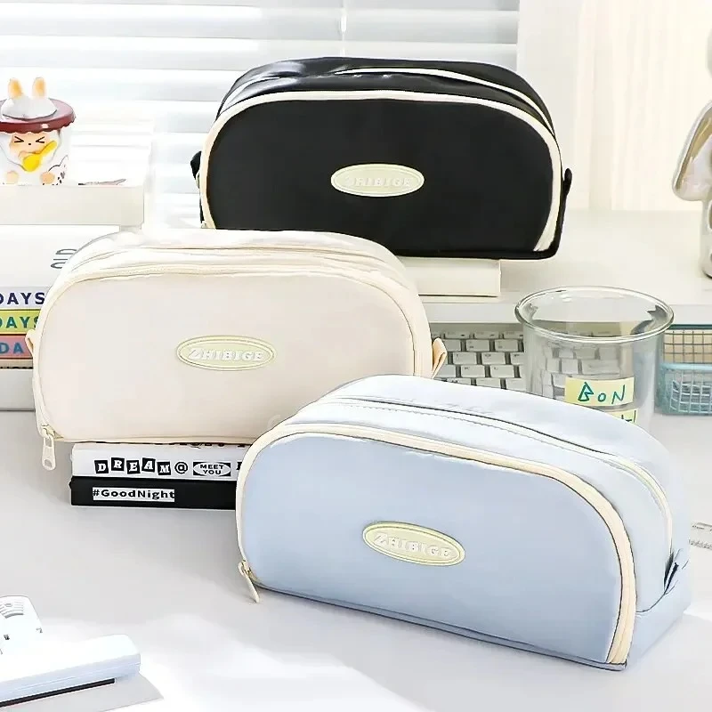 Stylish and Practical Pencil Bag with Large Capacity and Multiple Sections for Stationery Storage Pencil Case Back To School