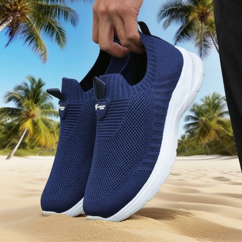 Running Mesh Schoenen Mode Casual Sneakers Outdoor Ademend Atletische Gym Mannen Tennisschoenen Lichtgewicht Zapatillas De Hombre