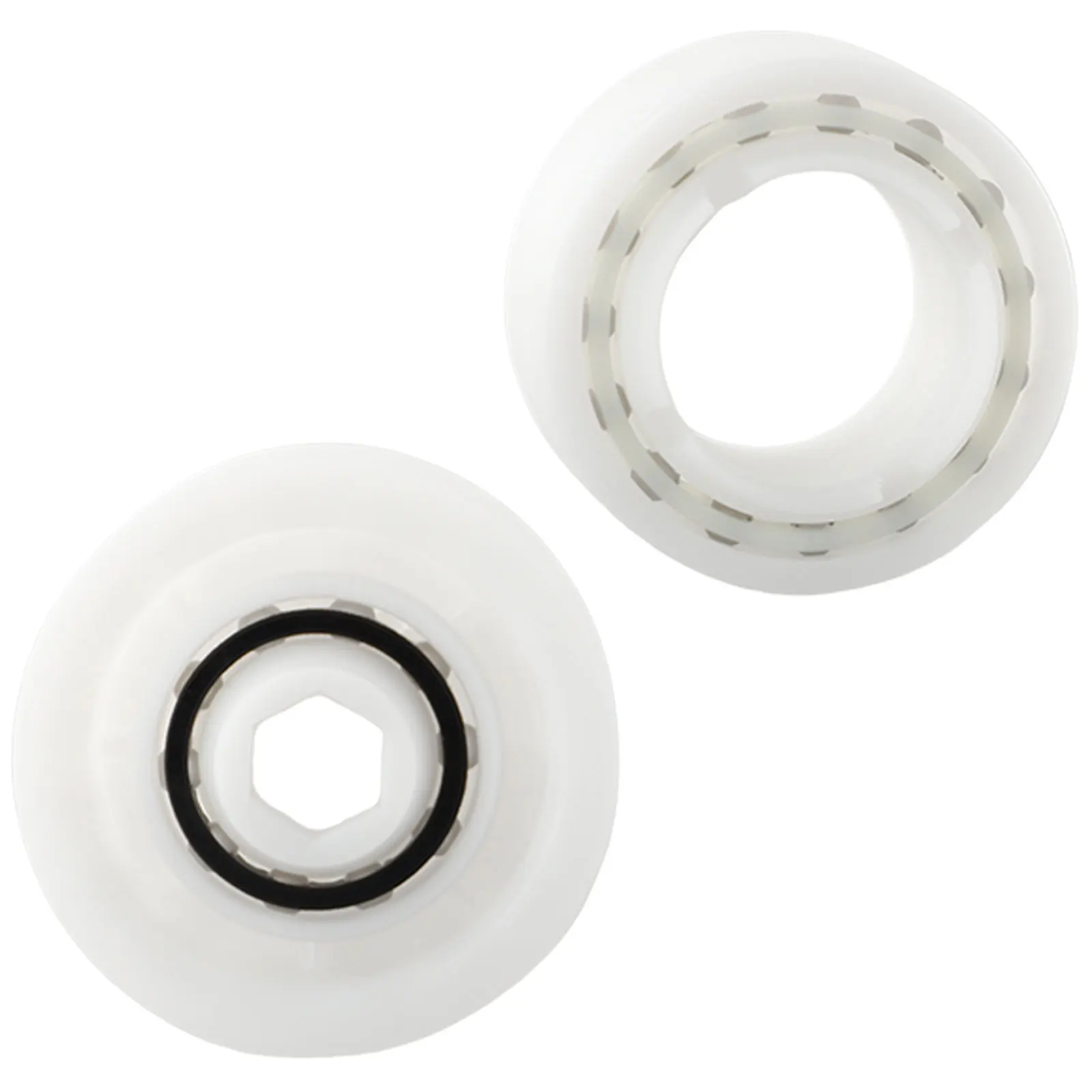 

High Efficiency Pool Cleaner Accessories Guide Wheels and Pulley Gears Double Splash Dual Spray Design Ambient Pool Enhancement