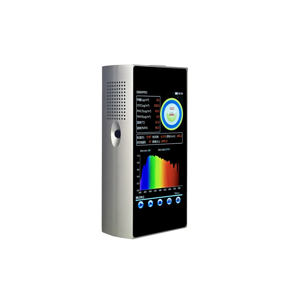 SS800Pro Intelligent Precision IoT Environmental Health Monitor Tragbare negative Sauerstoff-Ionen-Umgebung