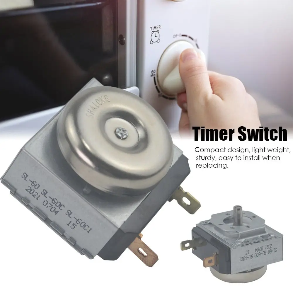 SL-60Min Delay Timer Switch Time Controller For Electronic Microwave Oven Cooker Air Fryer Parts