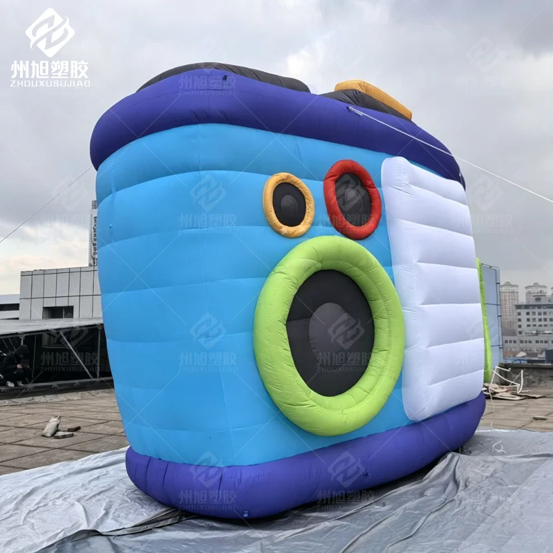Customized inflatable radio model made of Oxford cloth material with blower advertising activity decoration props