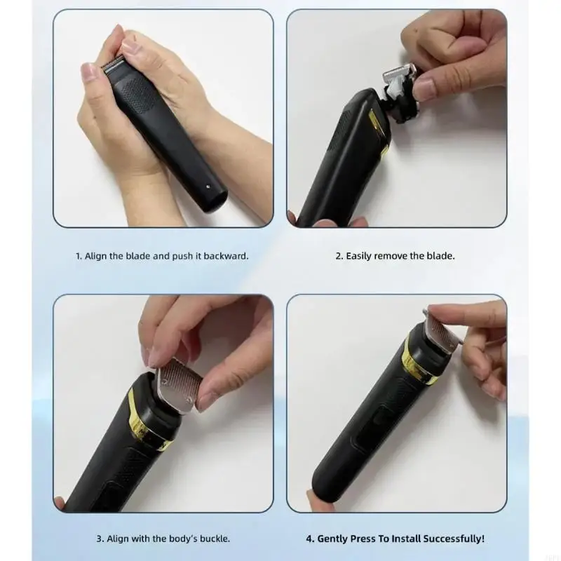 J6PE Light Weight Men Electric Razors Beard Trimmer For Comfortable Shaving Enduring