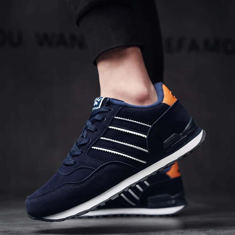 High Quality Men's Sneakers Leather Casual Shoes Autumn 2024 New Breathable Men Shoes Tenis Male Flat Shoe Zapatillas Hombre image 2