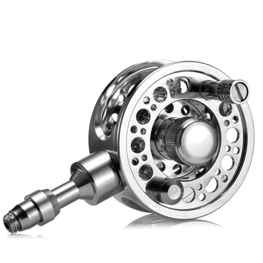 

Full Metal Hollow Wheel with Unloading Force Knob Inside Diameter 11-21mm Fish Line Reel Metal Fishing Accessory for Rod Pesca