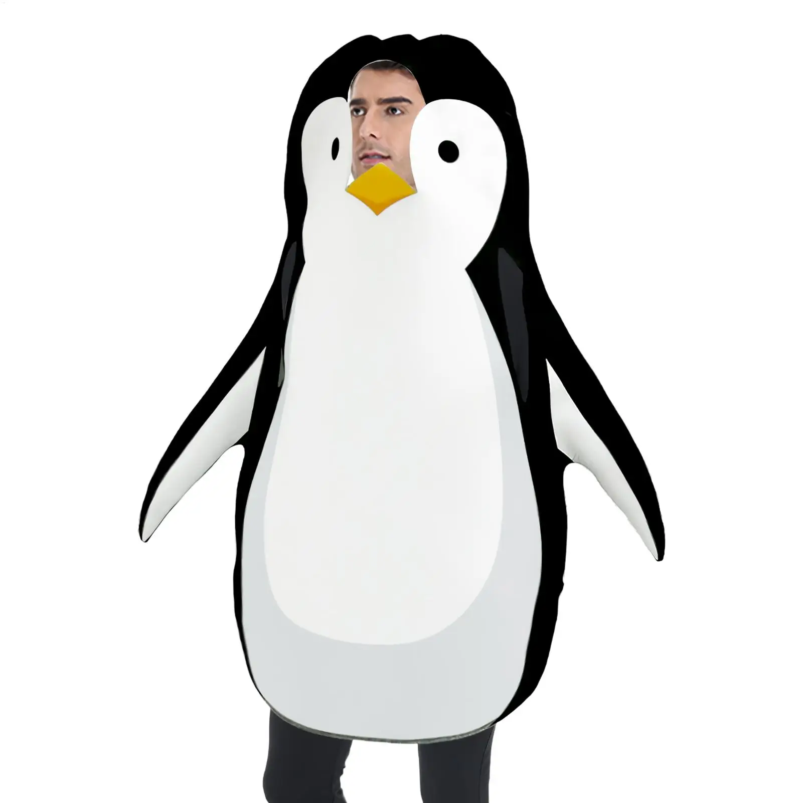 Penguin Costume Adult Penguin Romper Pretend Play Party Supplies For Boys Girls Carnival Performance Masquerade Fun Events