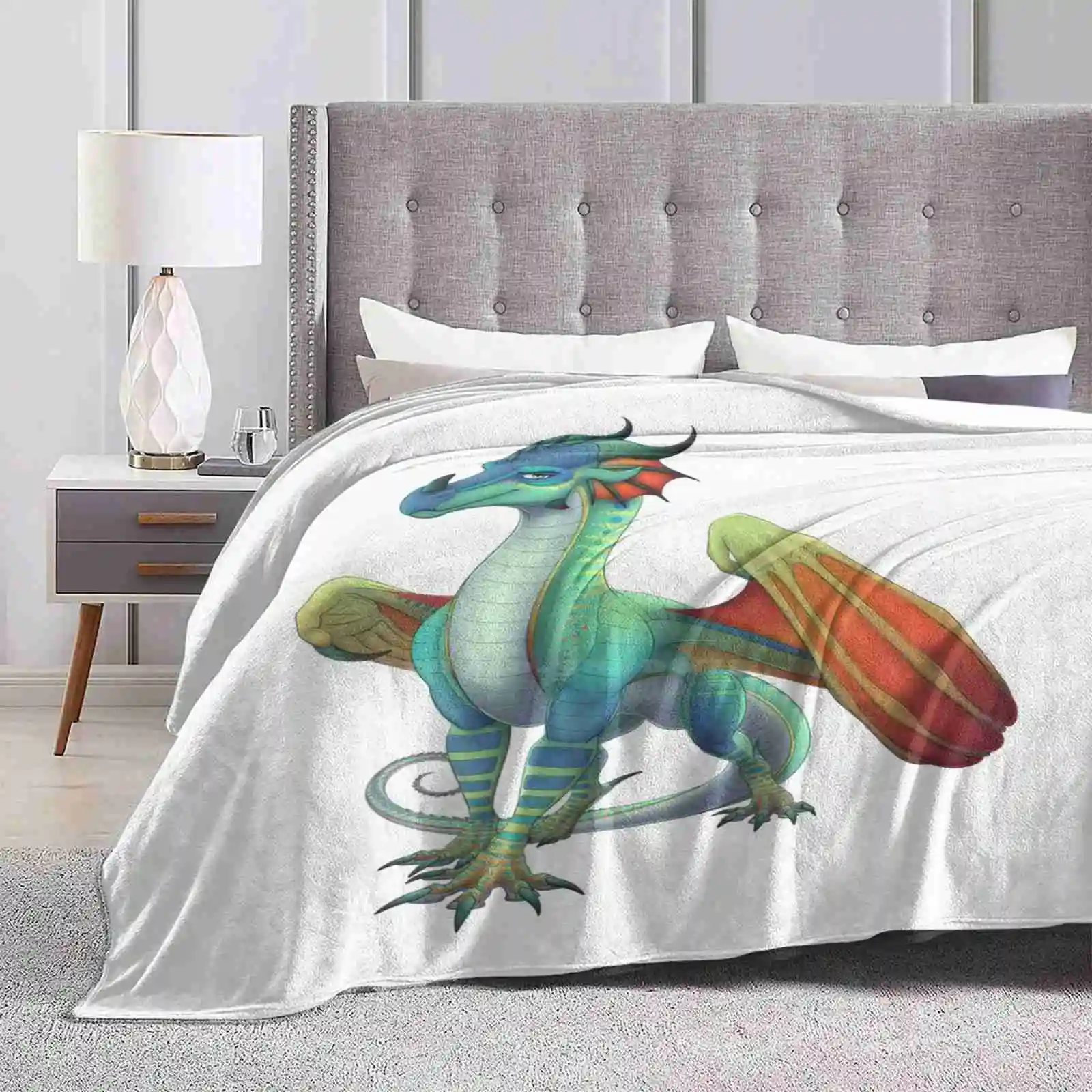 Glory The Rainwing Latest Super Soft Warm Light Thin Blanket Glory Rainwing Dragon Wings Of Fire