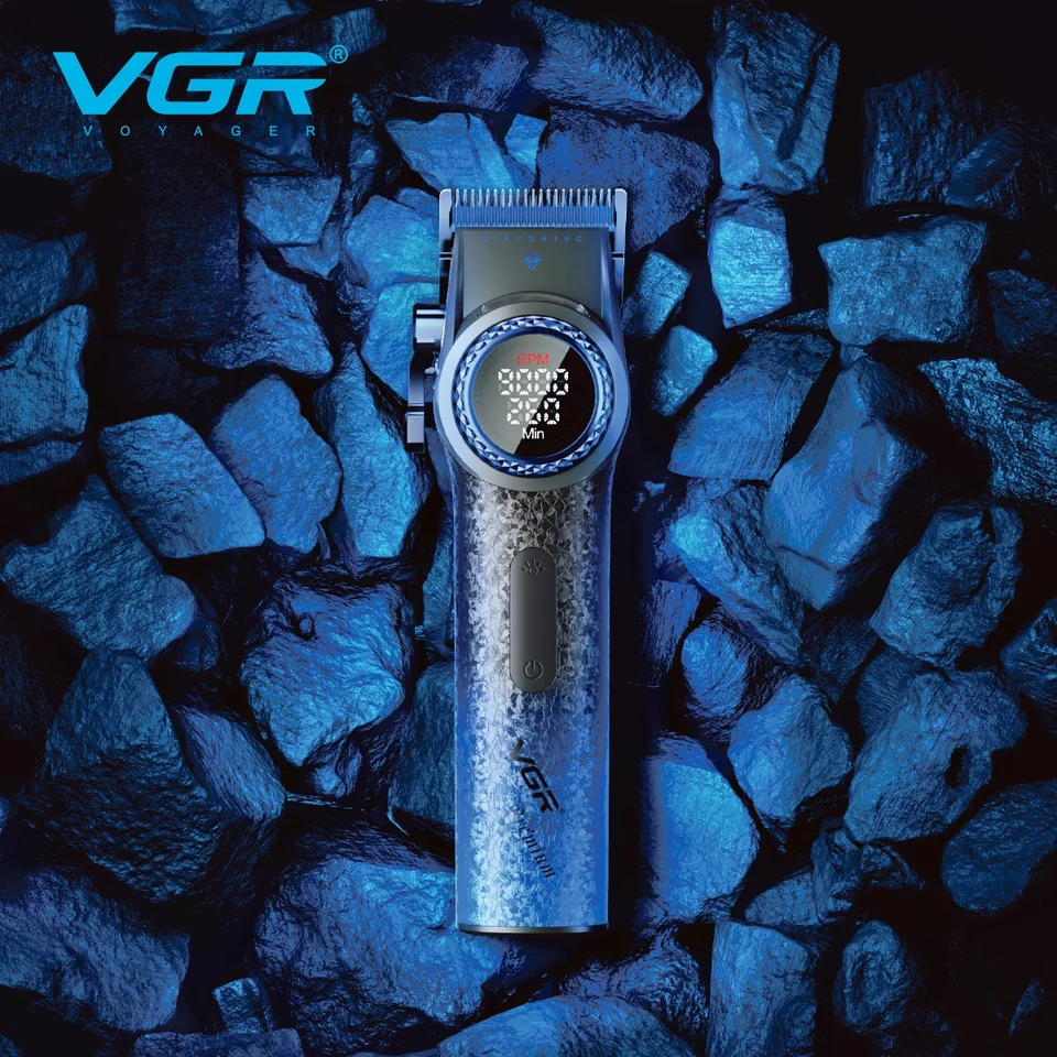 VGR Hair Clipper Electric Trimmer 9000 RPM Hair Cutting Machine