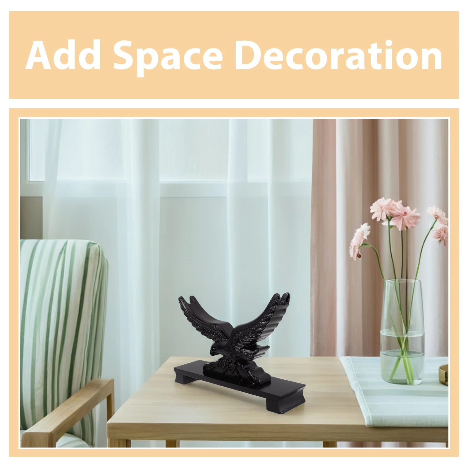 

Eagle Resin Holder Display Rack For Home Office Durable Compact Organizer For Swords Holder Stand Resin Sword