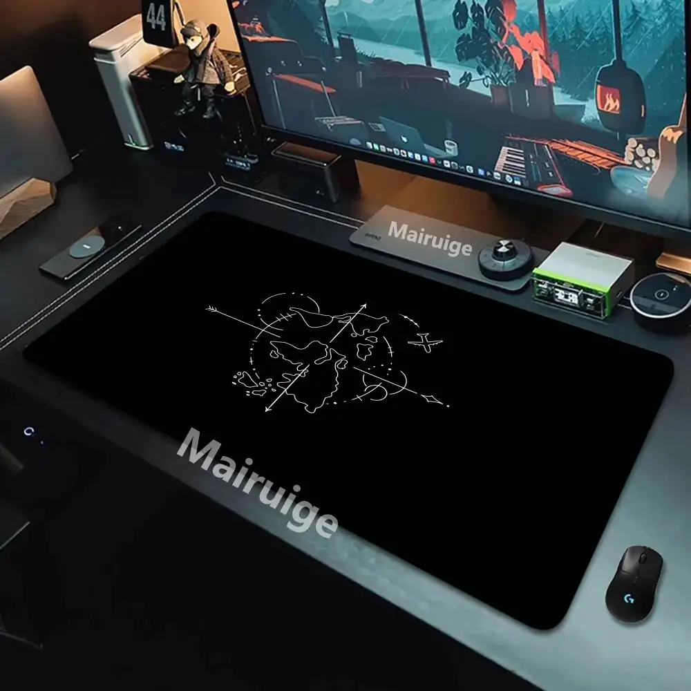 Podkładka pod mysz Simple Art Duża podkładka pod mysz do gier biurowych XXL Gumowa antypoślizgowa podkładka pod klawiaturę do gier Podkładki na biurko