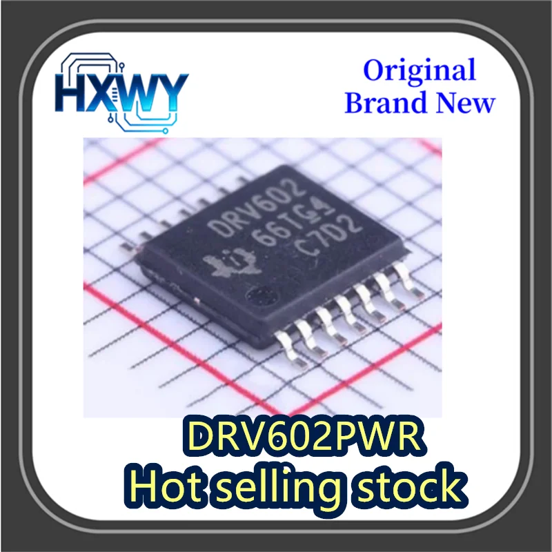 

(5/50 pieces) DRV602PWR DRV602 SMD TSSOP Audio Amplifier Integrated Chip Brand New Original