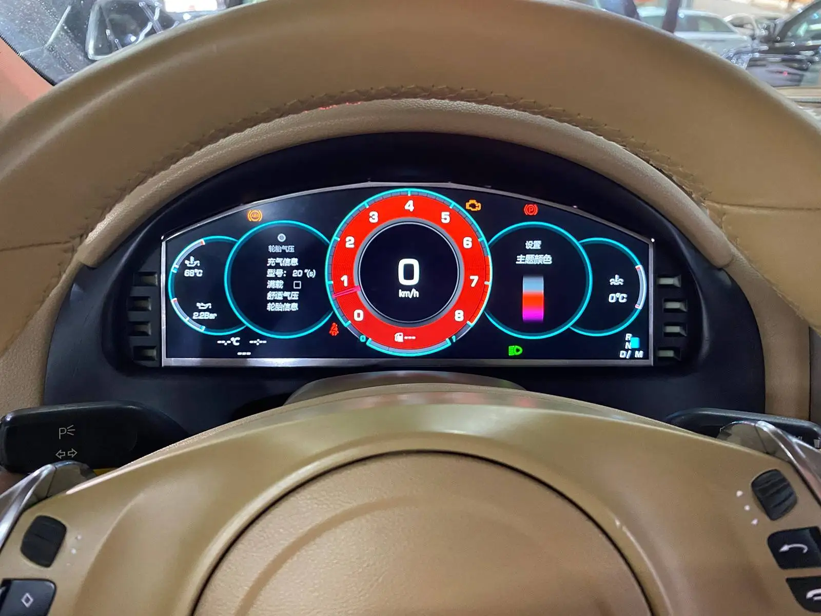 JT 12.3 Inch High Definition Car Digital Dashboard Smart Display Speedometer For 2010-2016 Porsche For Cayenne Premium LCD