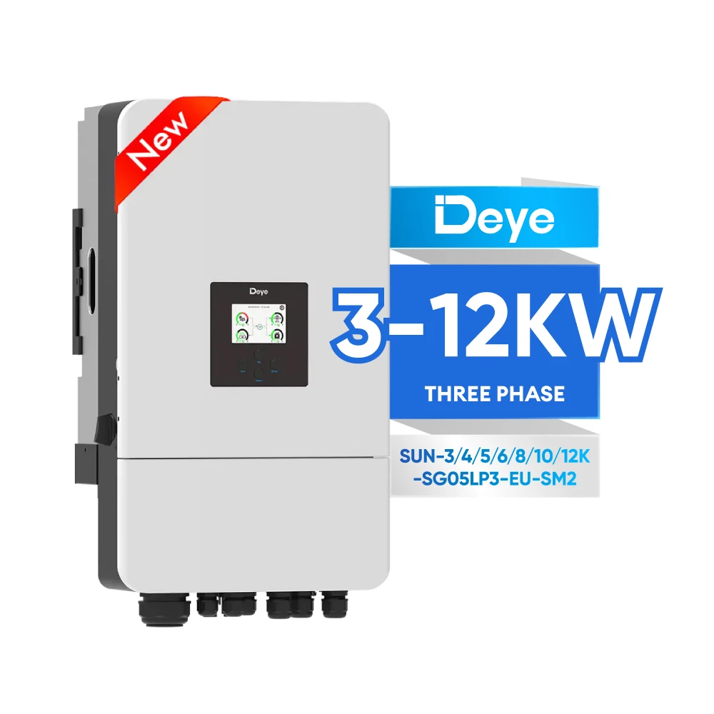 

【Hot】Deye SUN-3/4/5/6/8/10/12K-SG05LP3-EU-SM2 Hybrid Solar Inverter 3Kw 5Kw 8Kw 10Kw 12Kw Pure Sine Wave Power Inverters High S