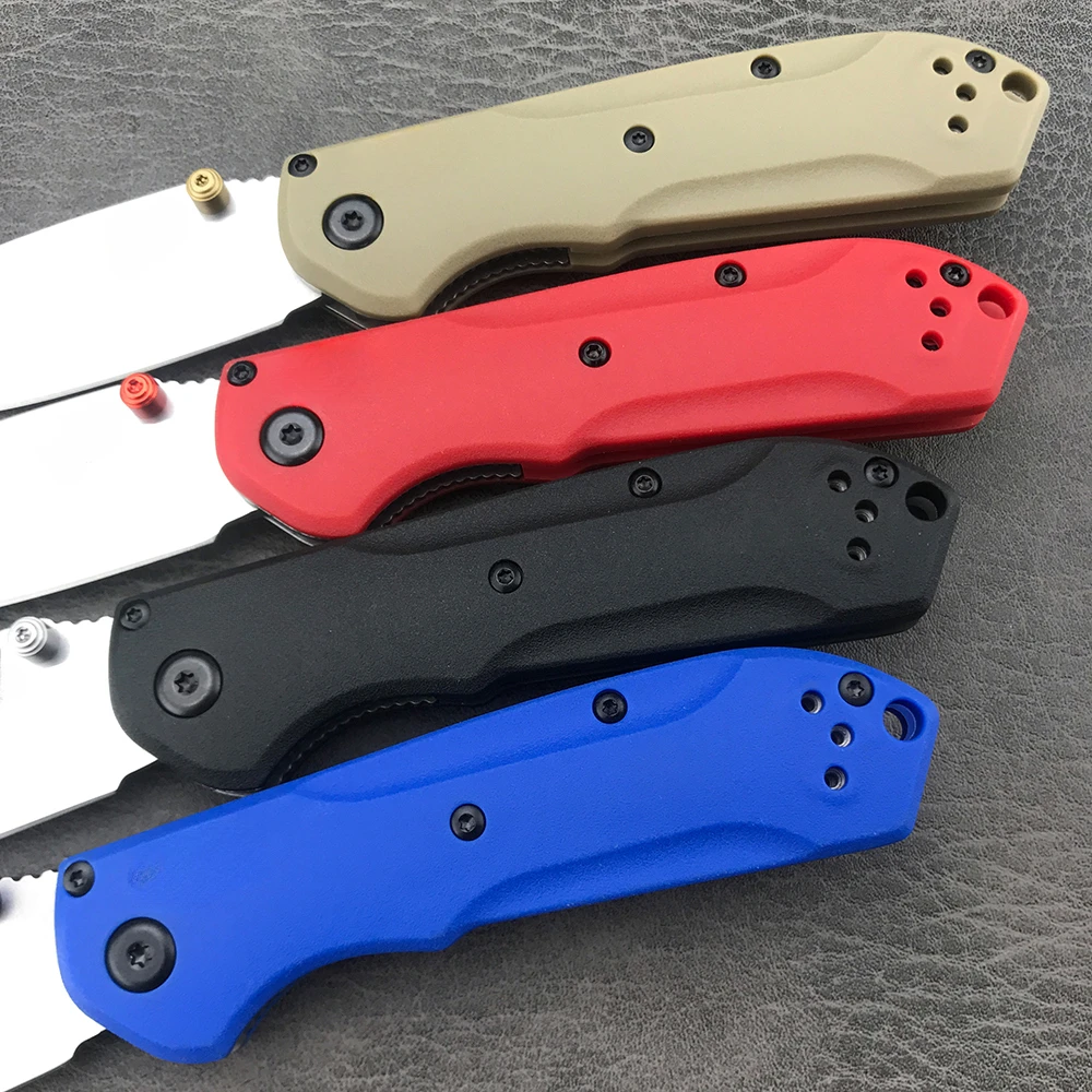 8Cr13Mov Blade Small Pocket Knife Nylon Wave Fiber Handle Flipper Folding Knife Portable Multifunctional Hunting Tactical Knifes