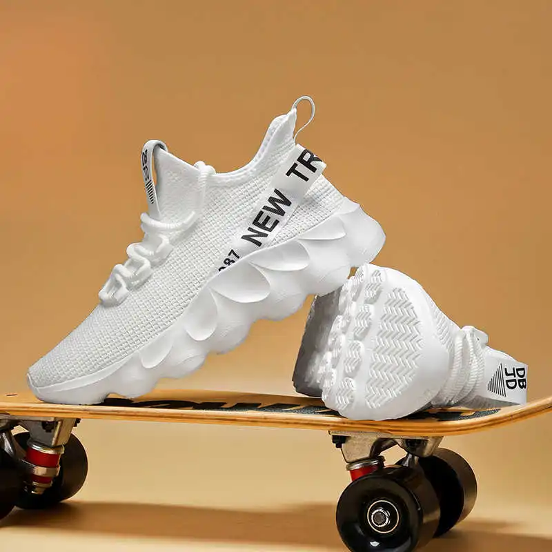 

Вязаные женские кроссовки-кеды с синей теннисной подошвой для баскетбола и спорта на открытом воздухе.