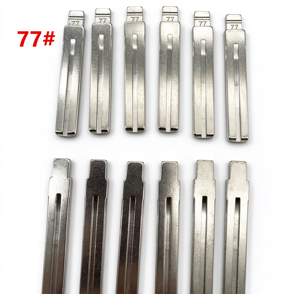 10/20pcs NO 77 77# Uncut Metal Key Blade HY22 TOY40 TOY48 for Hyundai Kia Lexus Toyota for KD keydiy xhorse VVDI remotes