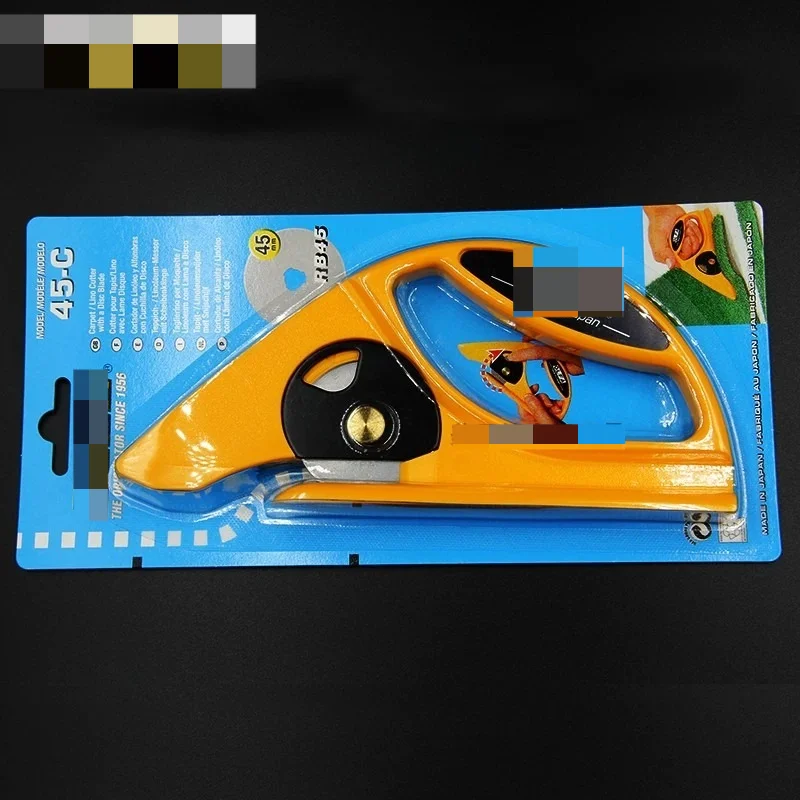 Suitable for Japan OLFA 45-C Rotary Cutter, RB45-10 Blade, for Carpet, Leather, Fabric & Carton Cutting