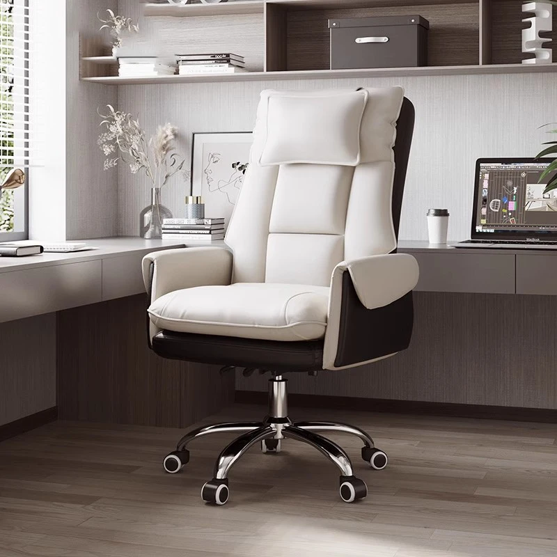 

Customizable Lazy Throne Office Chair Study Playseat Executive Comfortable Nordic Office Chair Leather Reading Taburete