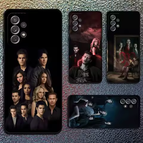 V-Vampire Diaries Phone Case For Samsung S25,S24,S21,S22,S23,S30,Ultra,S20,Plus,Fe,Lite,Note,10,9,5G Black Cover