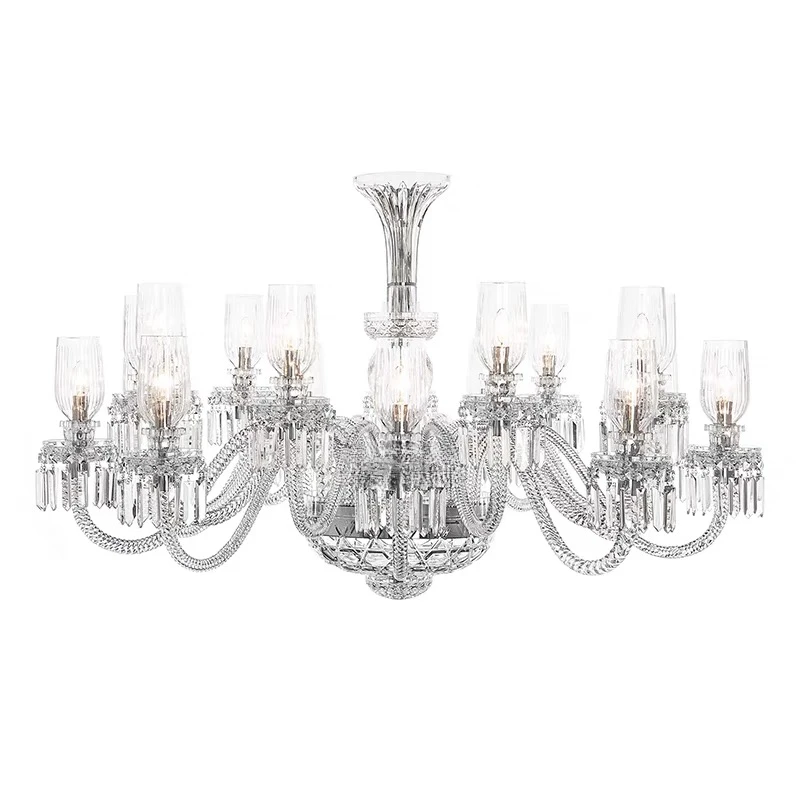 Customized Crystal Chandelier Lighting For Living Room Gold Hanging Lamp For Dining Room Lobby Kitchen Island Hanging Light