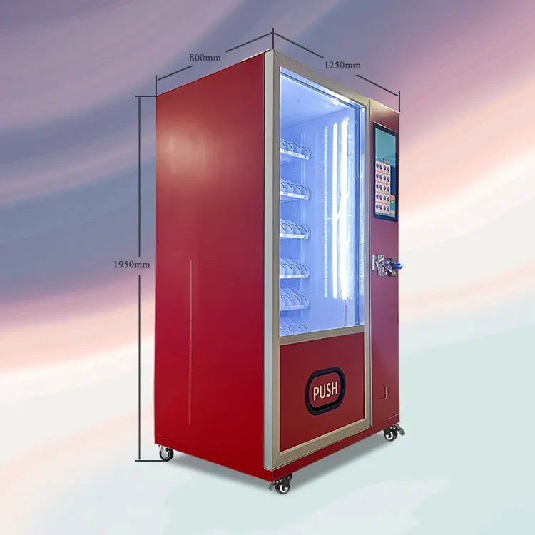 Automatic Selling Orange Juicer Vending Machine Fries Vending Machine Smart System Combo Vending Machine for Airport