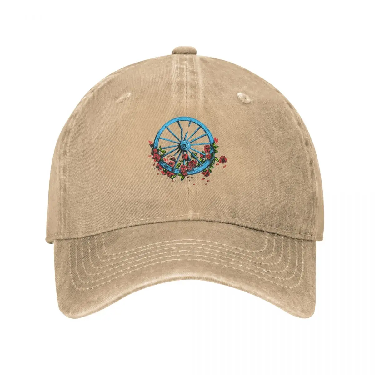 Wheel Roses Goes Round Baseball Cap Hat Luxury Brand hiking hat Mountaineering Designer Hat Men's Women's