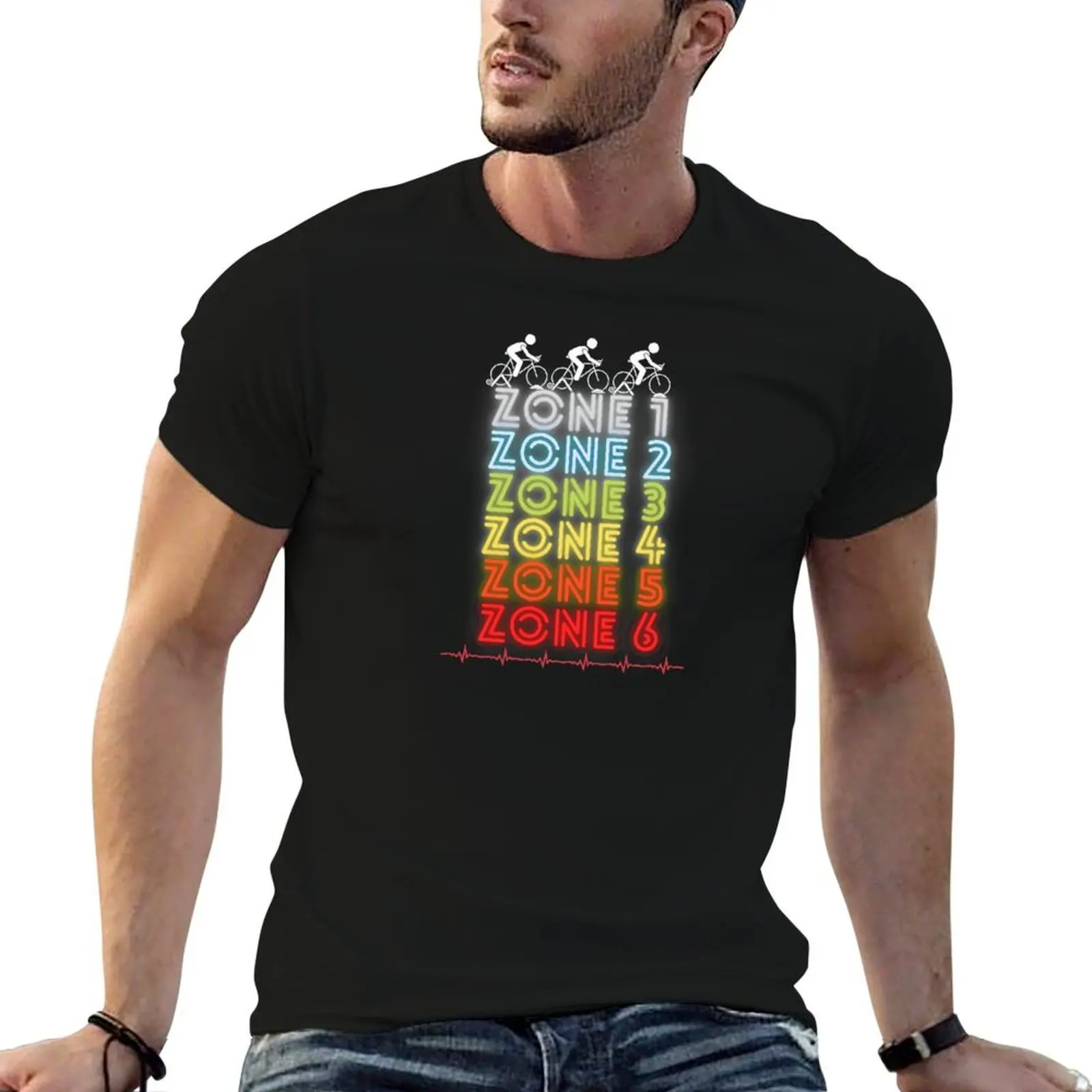 

Indoor cycling heart rate zones T-Shirt g man t shirts for men anime t shirts for man T-Shirt