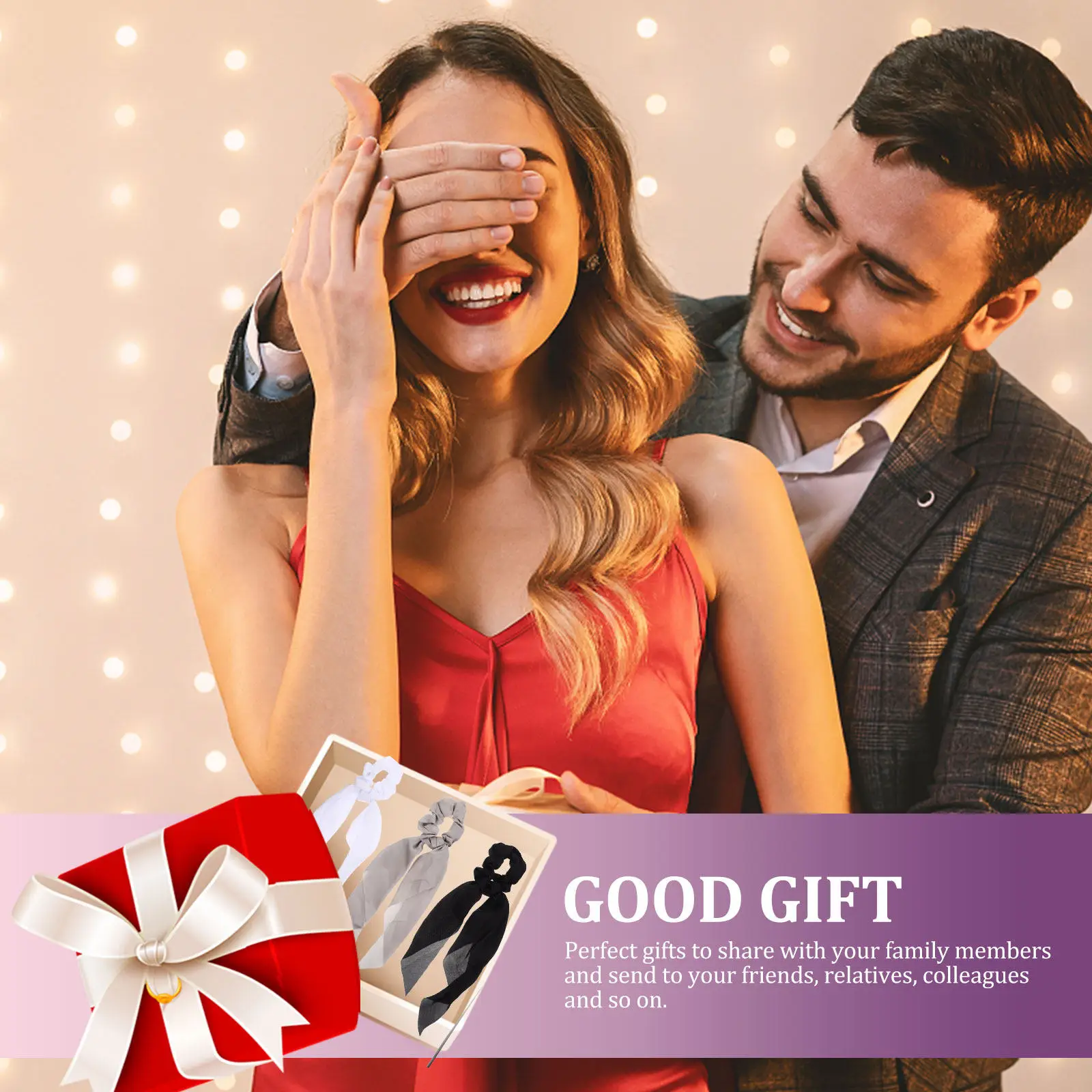 

Набор из 3 атласных резинок для волос: эластичные повязки для хвоста и пучка, аксессуары для волос для женщин и девушек, белые эластичные повязки на голову