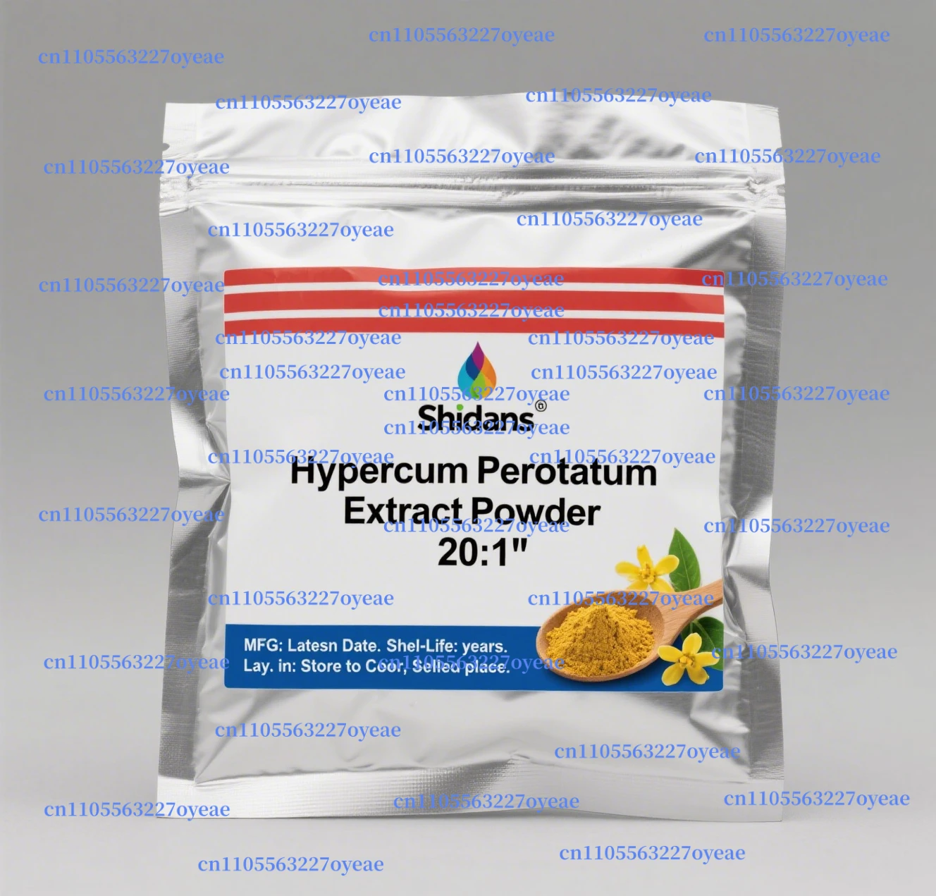 

По всему миру по индивидуальному заказу с упаковкой в мешках из алюминиевой фольги для экстракта перфорации Hypericum 20:1, оптовая упаковка