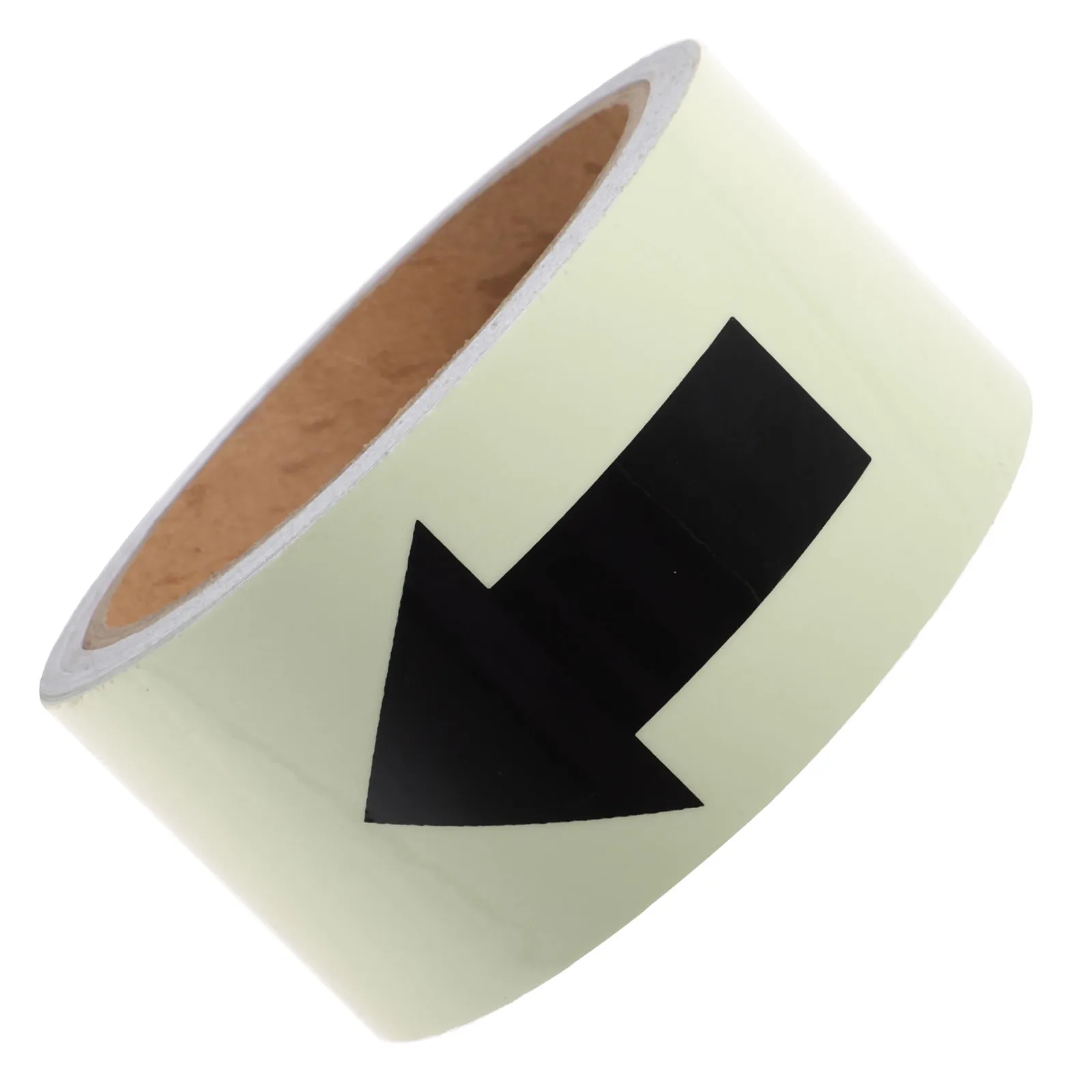 

1 Roll Glow in The Dark Luminous Tape Green Black High Visibility PVC Safety Guidance Tape for Stairs Passages Warehouses