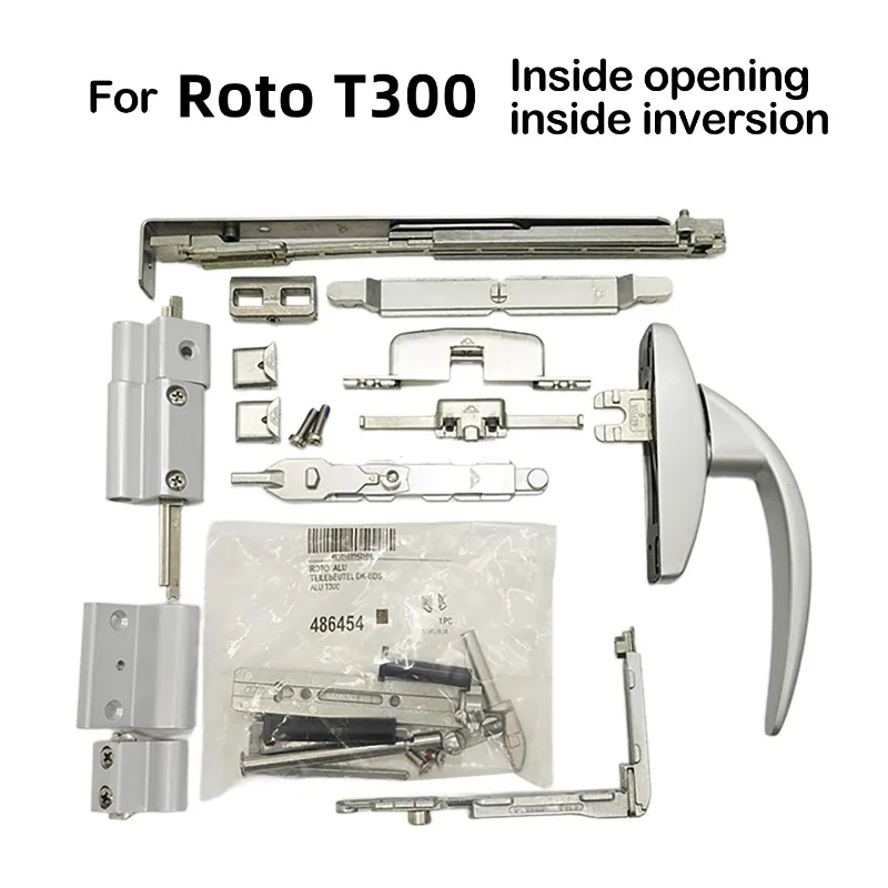 Internal pull handle Parts For Roto T300 Aluminum Casement Window Handle Lock Strike Slanted Stay Bar Corner Drive Component