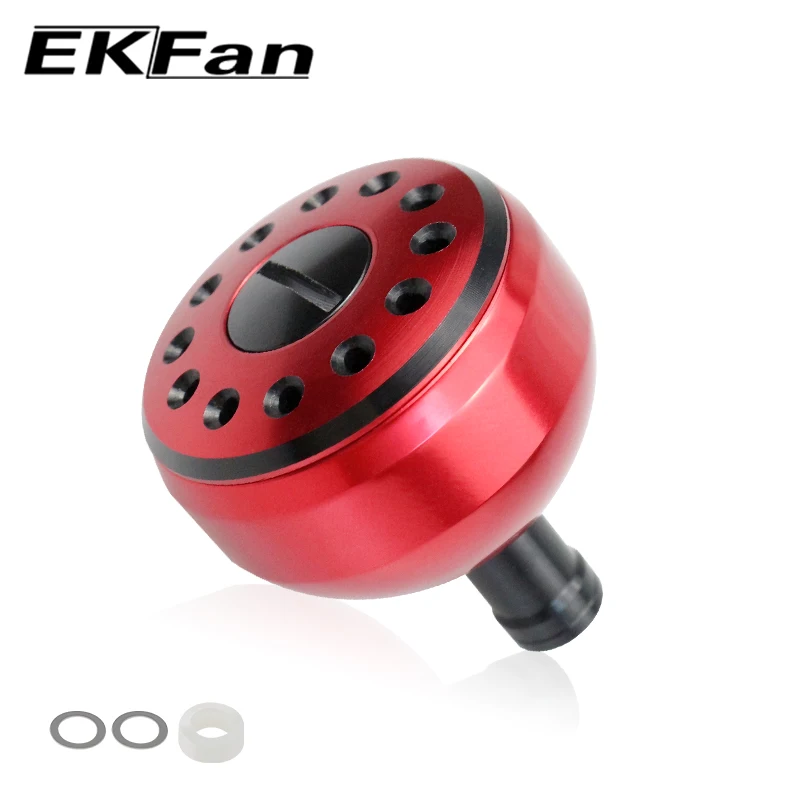 EKFan 1pcs Alluminum Alloy Fishing Handle Knob Diameter 32mm/35mm/38mm For DAI & SHI Bait Casting & Spining Tackle Accessory