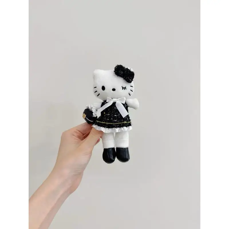 12 سم   شخصية أنيمي   مرحبا كيتي   ألعاب قطيفة طويلة الأرجل   كاواي   قلادة سلسلة المفاتيح دمية   حشوة القطن pp   زخرفة التعبئة والتغليف   هدية