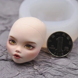 Elf Face Clay Molds Non Stick Easy to Demold Dolls Face Clay Molds for Elf Toy Epoxy Resinn Casting DIY Handmade Craft