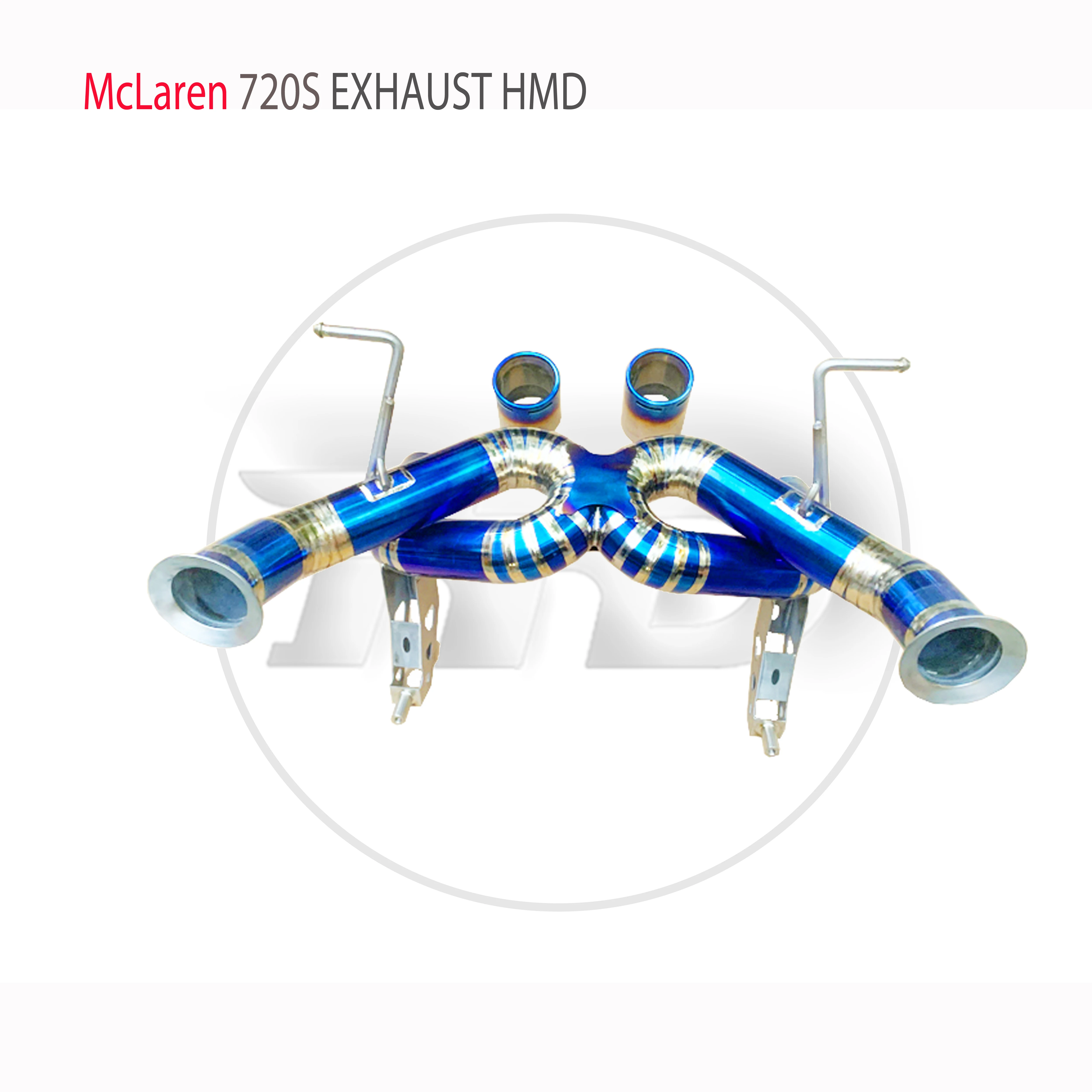 HMD Titanium Alloy Exhaust Manifold Downpipe Is Suitable For McLaren 720S Refit 765LT Style Auto Modification Parts Valve