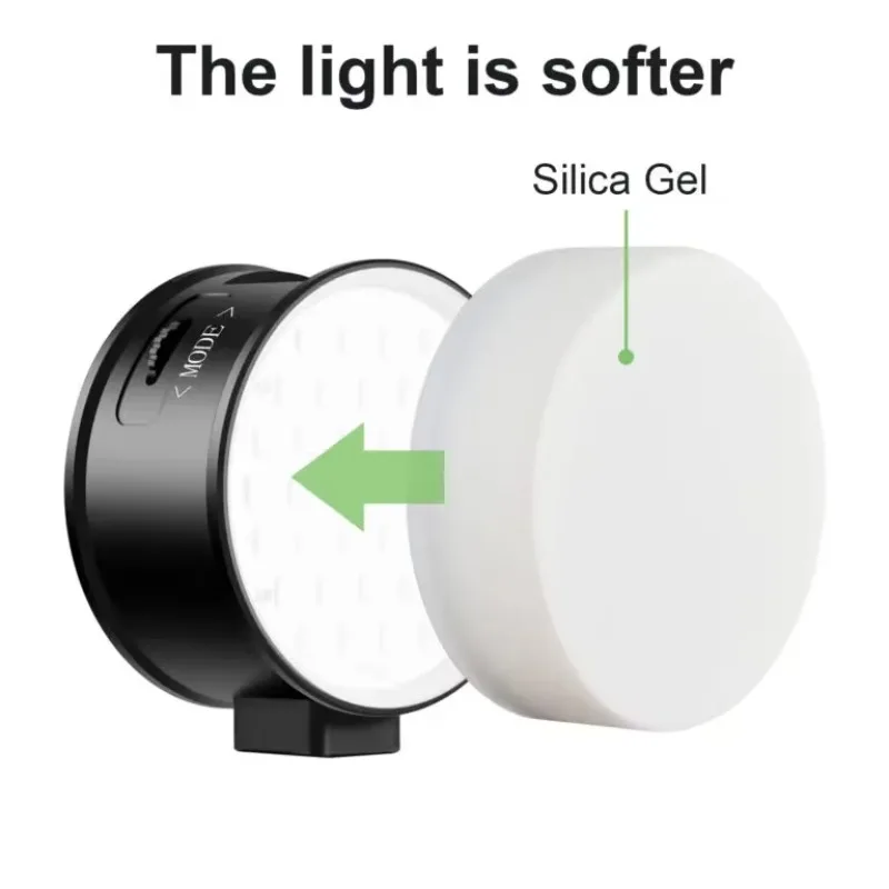 

Новый мощный RGB LED светильник для камеры, студийный LED видеосвет 7SM, двусторонний мини-светильник